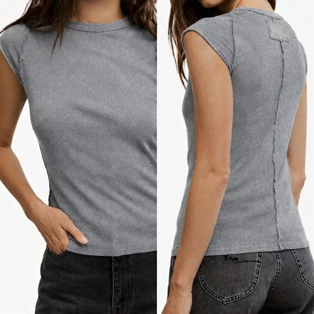 We The Free People Ever Had Tee gray T-Shirt Women’s XL NEW